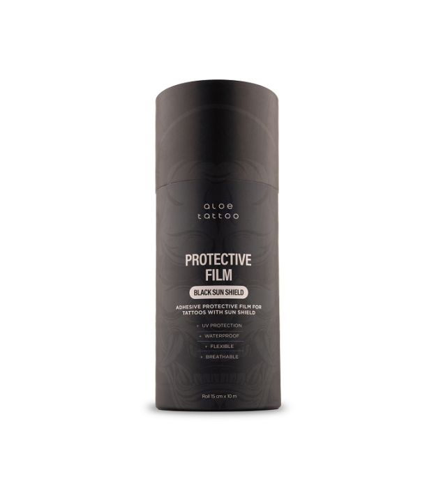 Aloe Tattoo BLACK Proctctor Film Roll 15cm X 10m