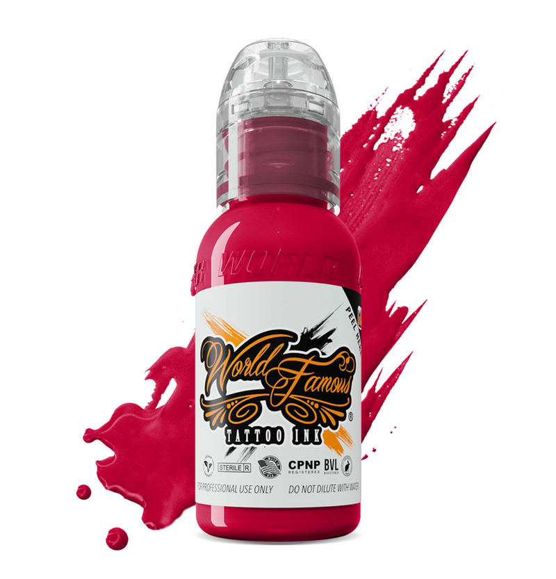 World Famous Ink Rose Red 30ml