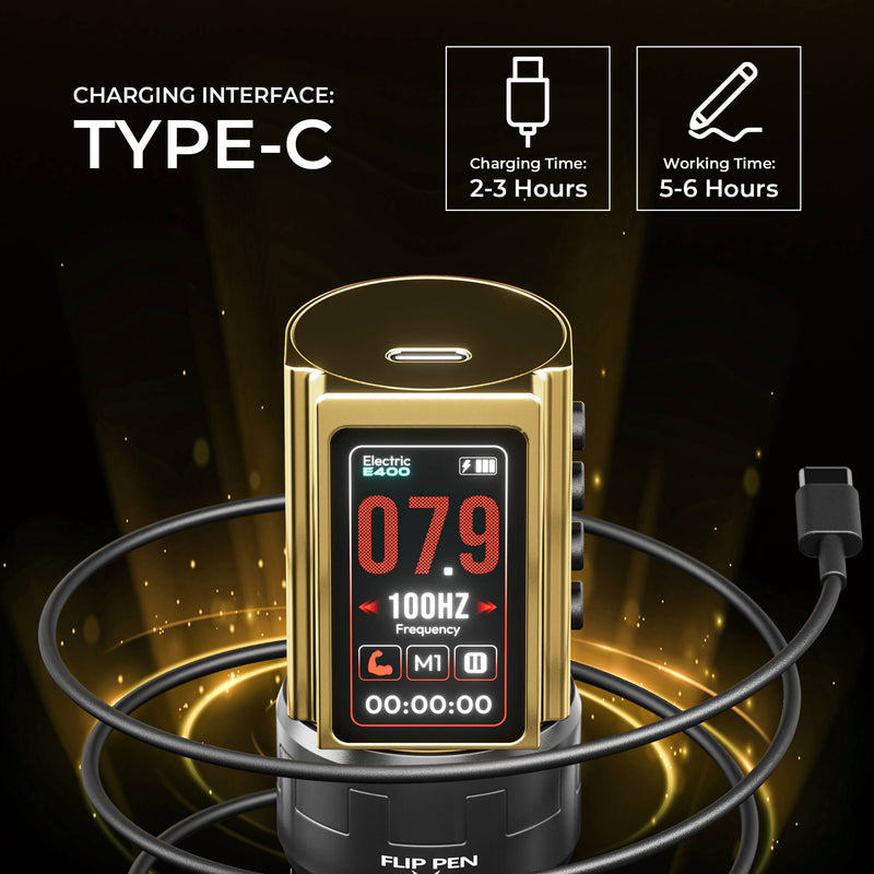 CNC Tattoo Machine Golden