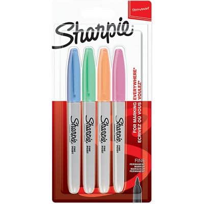 Sharpie Pastel Fine Marker - Pack of 4