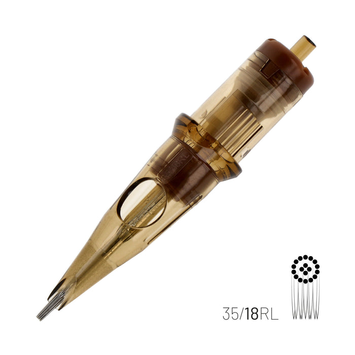Kwadron Cartridges Round Liner - Long Taper - (RLLT) - Box of 20