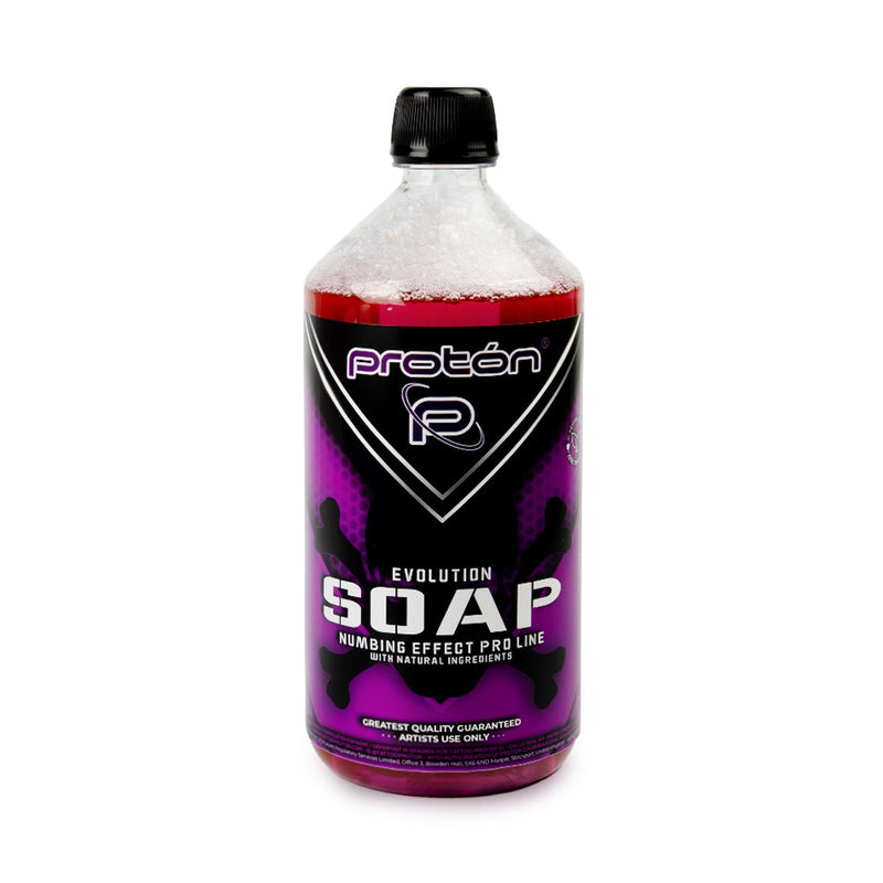 Proton Evolution Soap – Numbing Effect 1000ml – Vegan Cooling Tattoo Soap