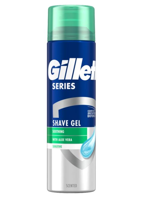 Gillette Sensitive Shave Gel - Soothing with Aloe Vera