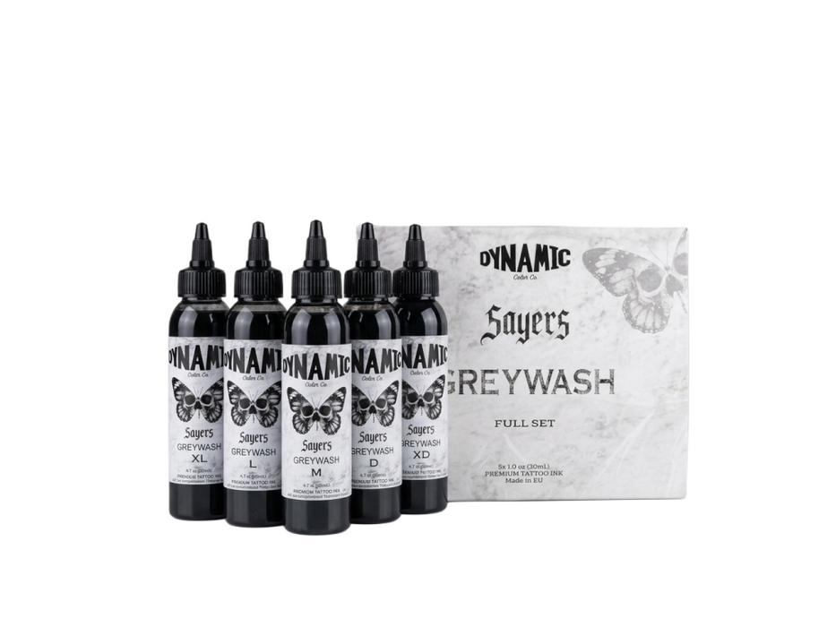 COMING SOON - Dynamic Ink Luke Sayers Grey Wash Collection 4 x 120ml (EU REACH)
