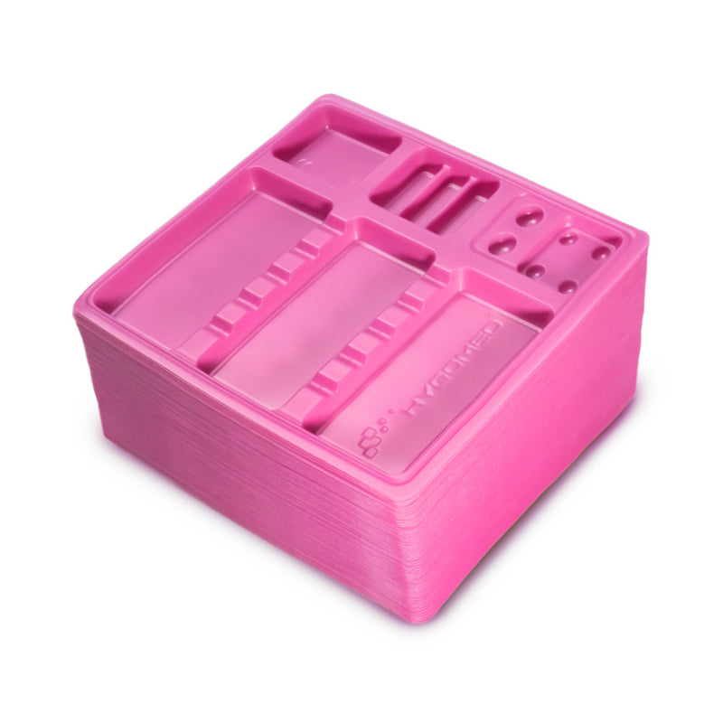 Disposable Instrument Trays 100pcs Black / Pink