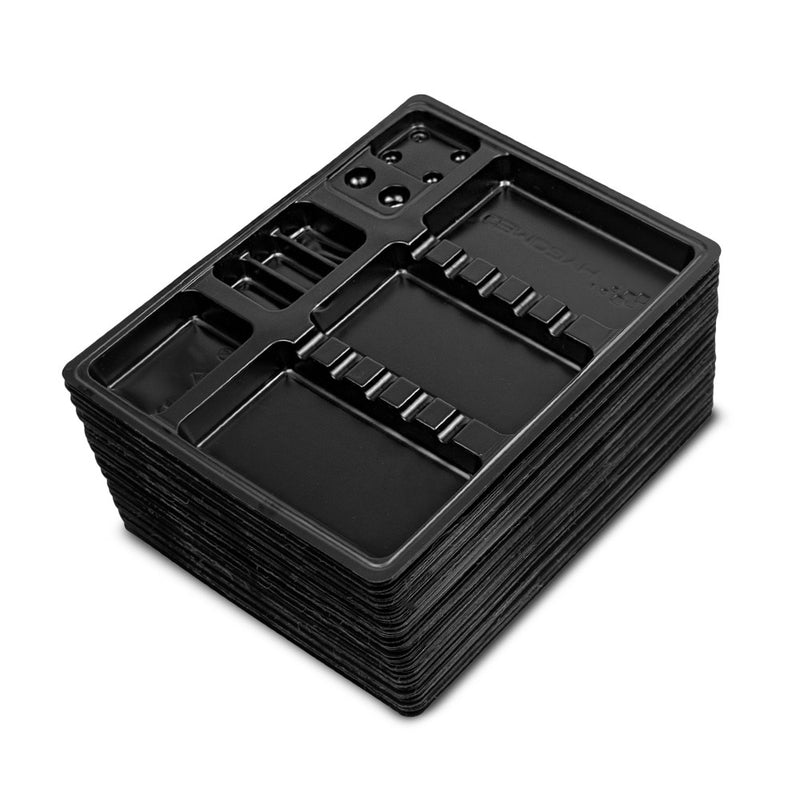 Disposable Instrument Trays 100pcs Black / Pink