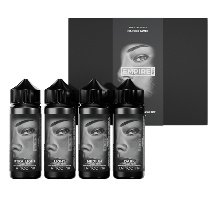 Empire Ink Signature Series Marcos Alves Whitewash Set 120ml (4oz)