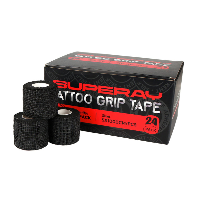 Tattoo Grip Tape / Wrap Extra Long - 5cm X 10m - Box of 24