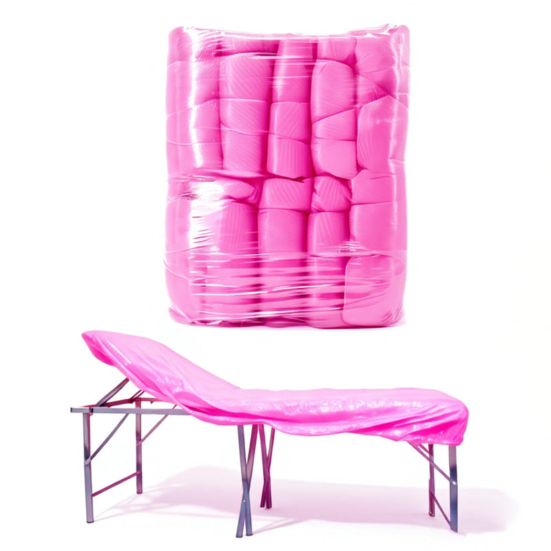 Disposable Bed / Couch Cover - Black / Pink