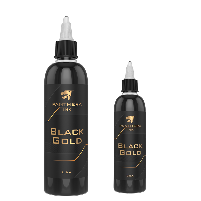 Panthera Ink Black Gold Tattoo Ink (Various Sizes)
