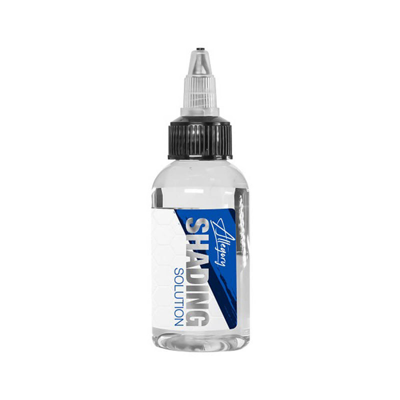 Allegory Ink Shading Solution bottles 30ml 1oz, 60ml 2oz, and 250ml 8.5oz