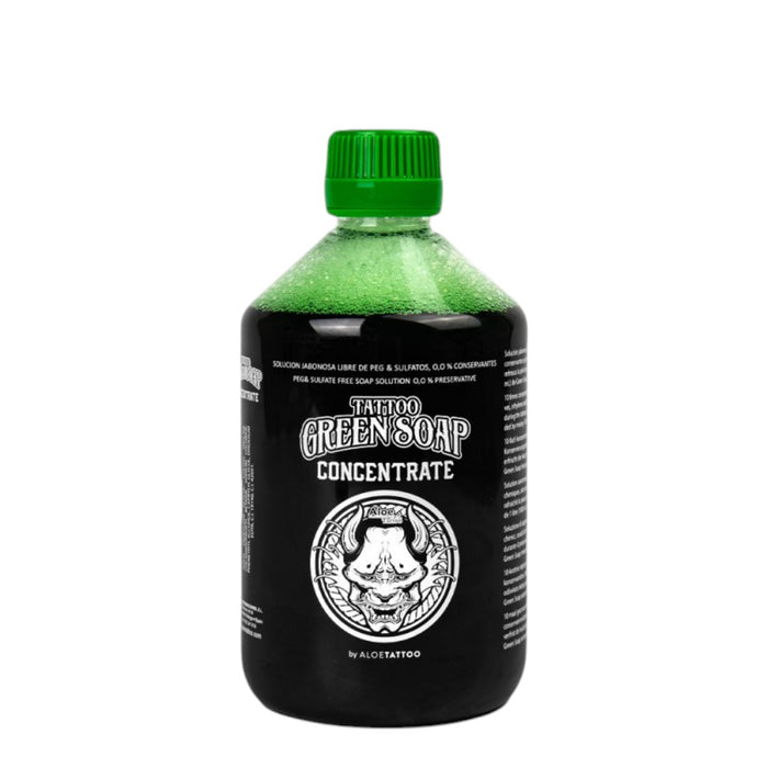Aloe Tattoo Green Soap Concentrate – 500ml (Makes 5 Litres)
