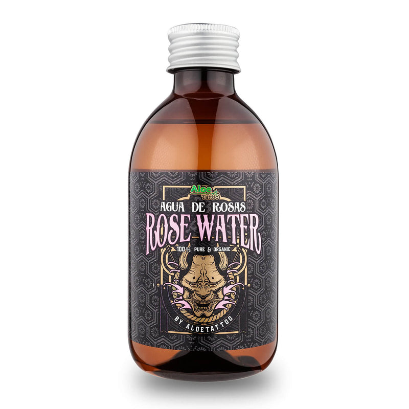 Aloe Tattoo Rose Water 250ml Bottle – Natural Tattoo Aftercare & Ink Dilution

