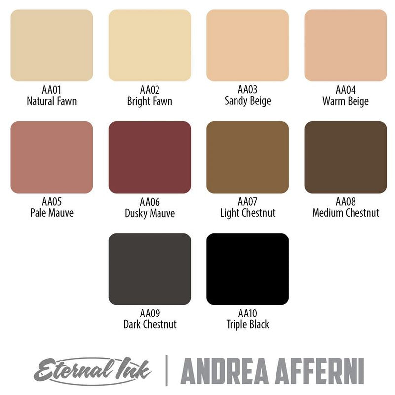 Eternal Ink Andrea Afferni Collecton (10 x 1oz Bottles)