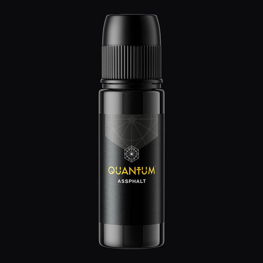 Quantum Assphalt black tattoo ink bottle by Quantum Tattoo Inks