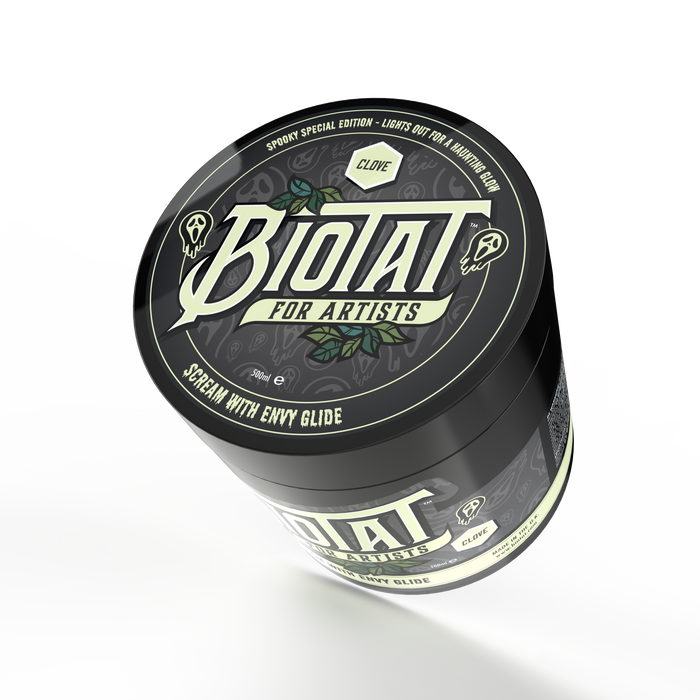 Biotat Scream with Envy Glow in the Dark Numbing Tattoo Glide 500g