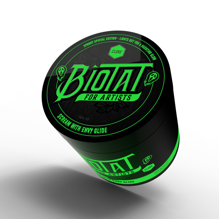Biotat Scream with Envy Glow in the Dark Numbing Tattoo Glide 500g
