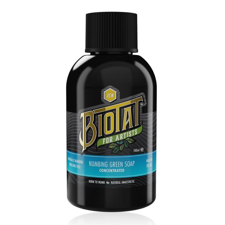 Biotat Numbing Green Soap Concentrate 100ml / 500ml 1000ml – Natural & Zen