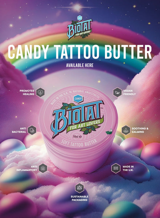 Biotat Candy Tattoo Aftercare Butter (Various Sizes)
