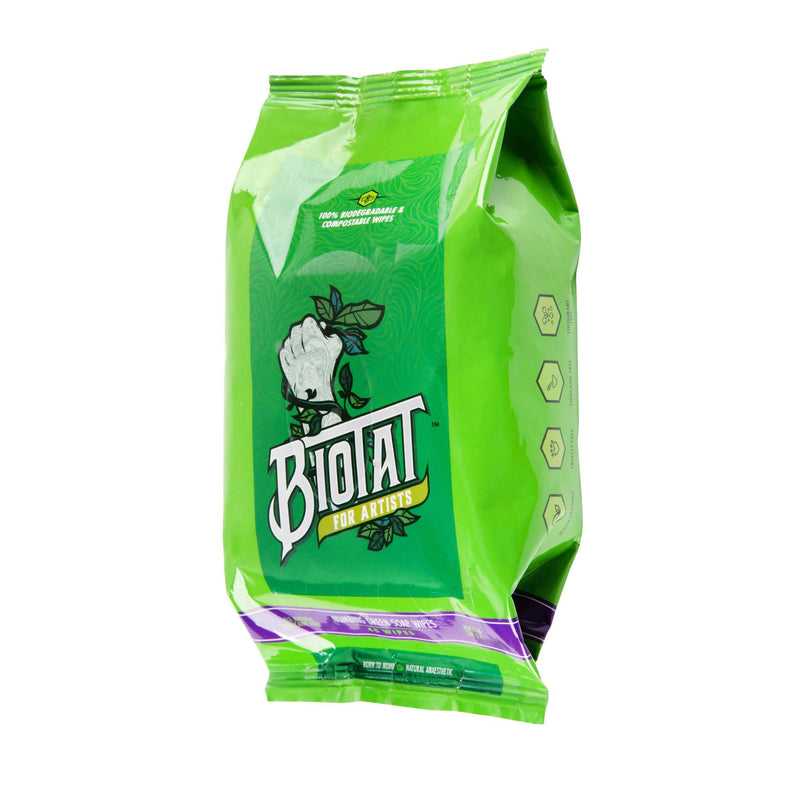 Biotat Numbing Green Soap Wipes (Pack of 40)