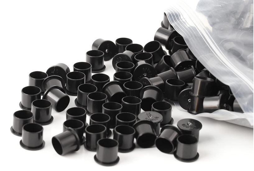 Black Non Spill Ink Cups - 250 per pack (Various Sizes)