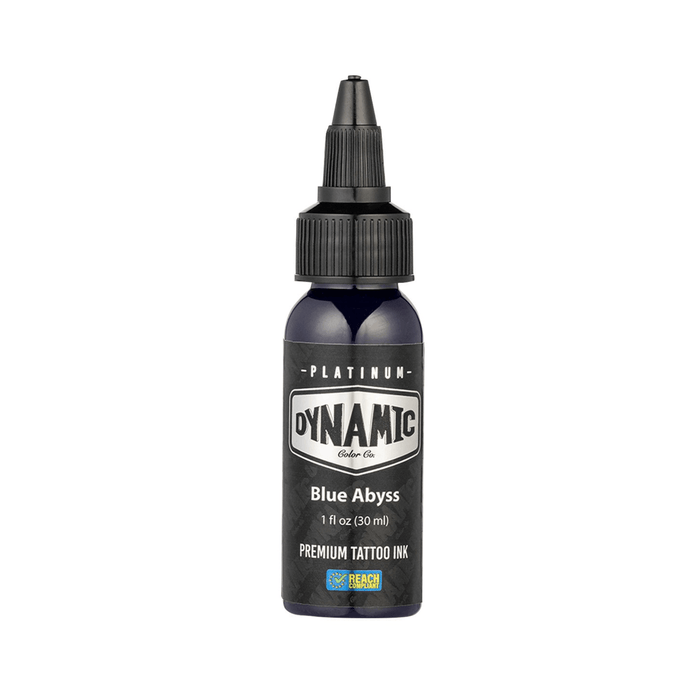 Dynamic Color Platinum Blue Abyss Tattoo Ink 30ml (1oz)