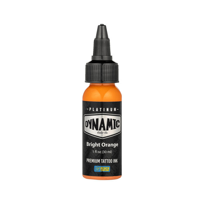 Dynamic Color Platinum Bright Orange Tattoo Ink 30ml (1oz)
