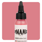 Dynamic Color Bubble Gum Pink Tattoo Ink – 1oz bottle with pastel pink pigment for tattoos