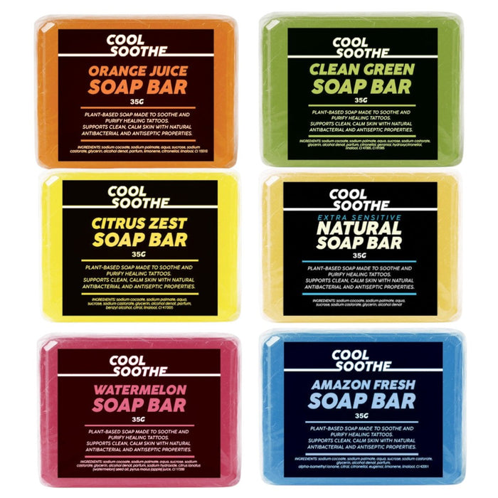 Cool Soothe Soap Bars 35g (Various Scents)