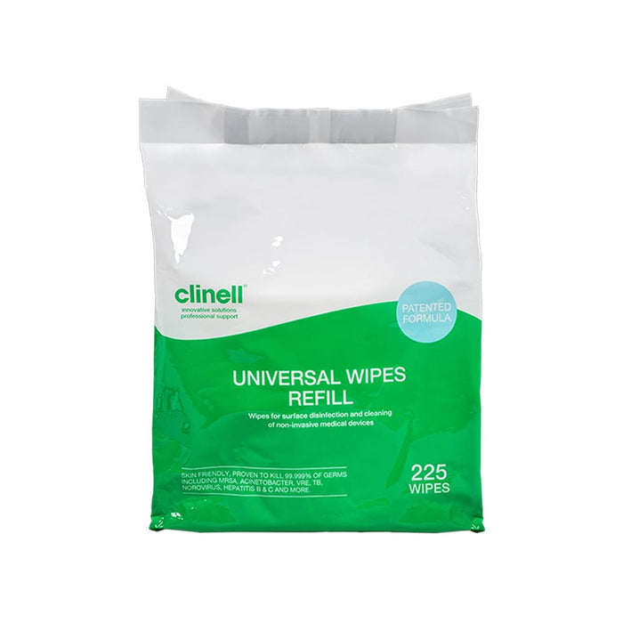 Clinell Universal Sanitising Wipes Bucket (Choose Your Size) (+Refills)