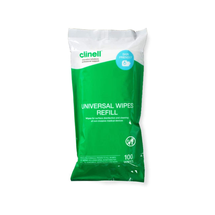 Clinell Universal Sanitising Wipes Bucket (Choose Your Size) (+Refills)