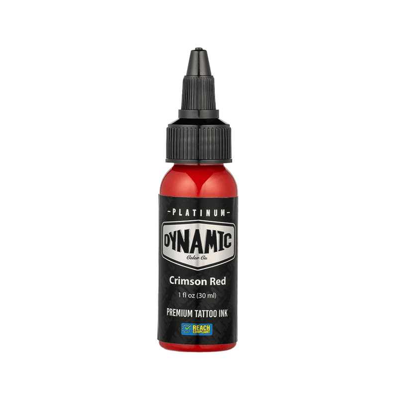 Dynamic Color Platinum Crimson Red Tattoo Ink 30ml (1oz)