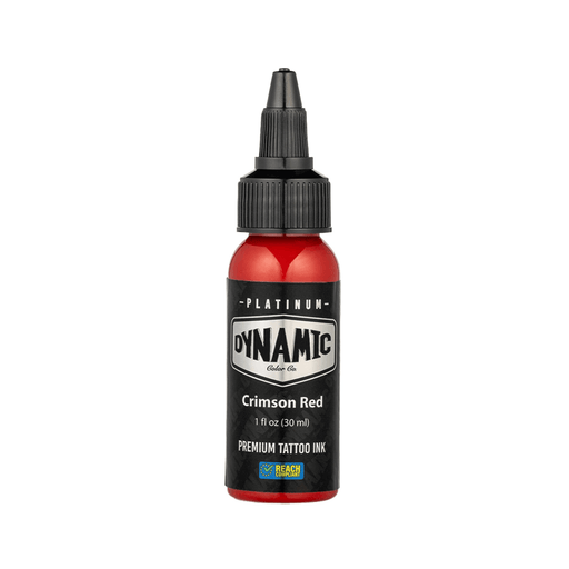 Dynamic Color Platinum Crimson Red Tattoo Ink 30ml (1oz)