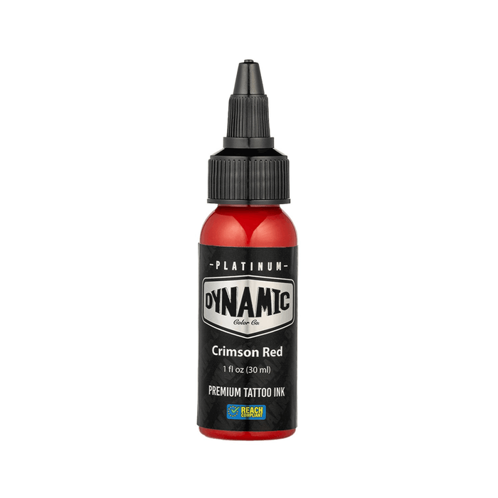 Dynamic Color Platinum Crimson Red Tattoo Ink 30ml (1oz)