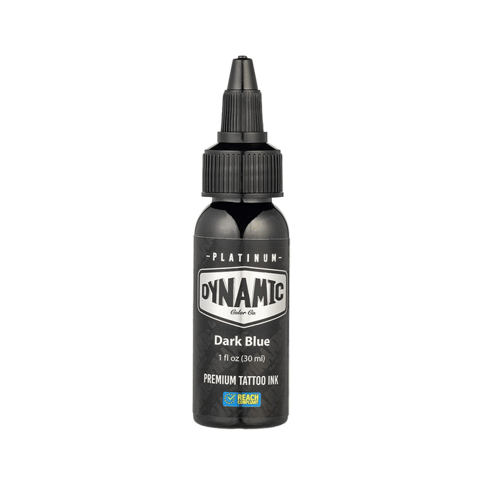 Dynamic Color Platinum Dark Blue Tattoo Ink 30ml (1oz)