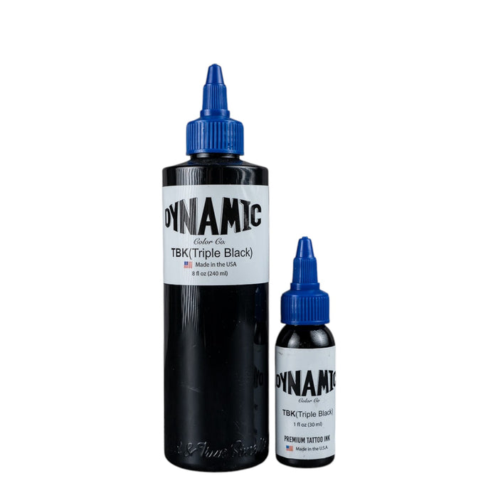 Dynamic Color Triple Black Tattoo Ink (TBK) (Various Sizes)
