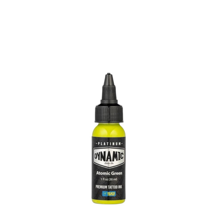 Dynamic Color Platinum Atomic Green Tattoo Ink 30ml (1oz)