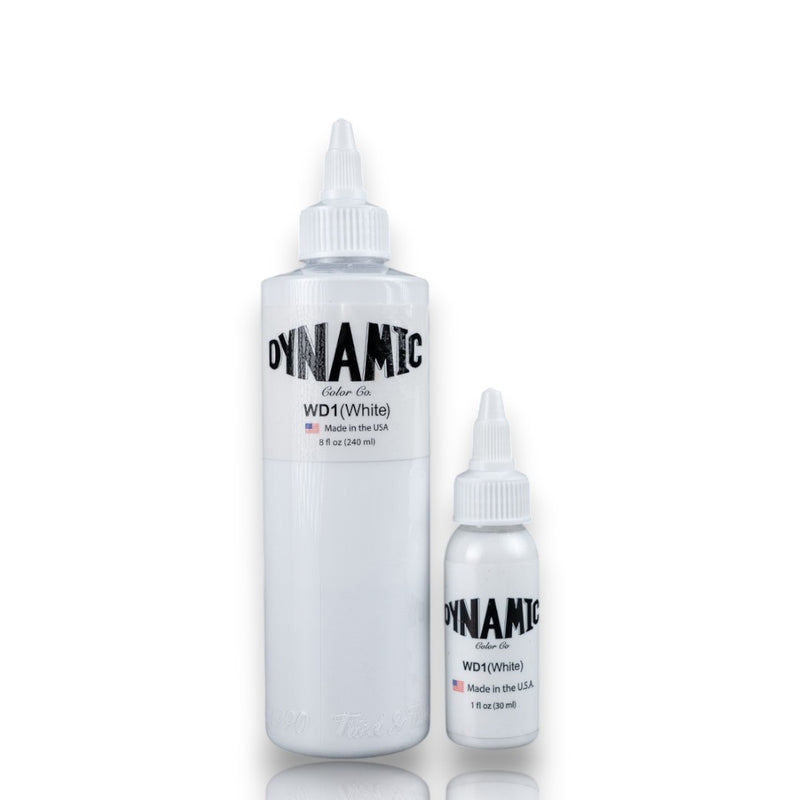 Dynamic Color White Tattoo Ink 1oz bottle