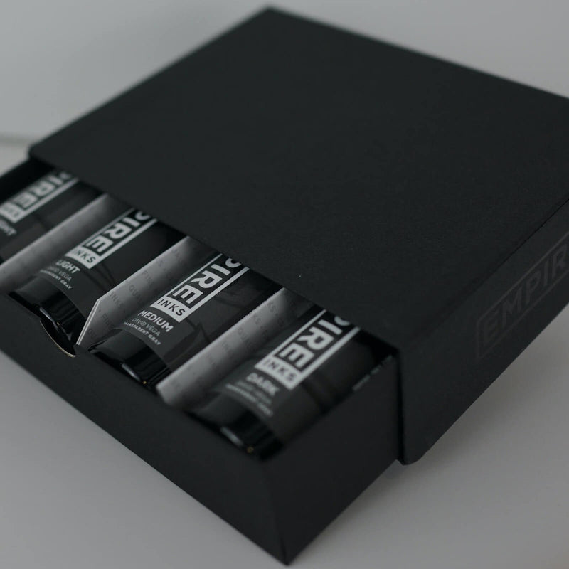 Empire Ink Signature Series David Vega Transparent Gray Set 120ml (4oz)