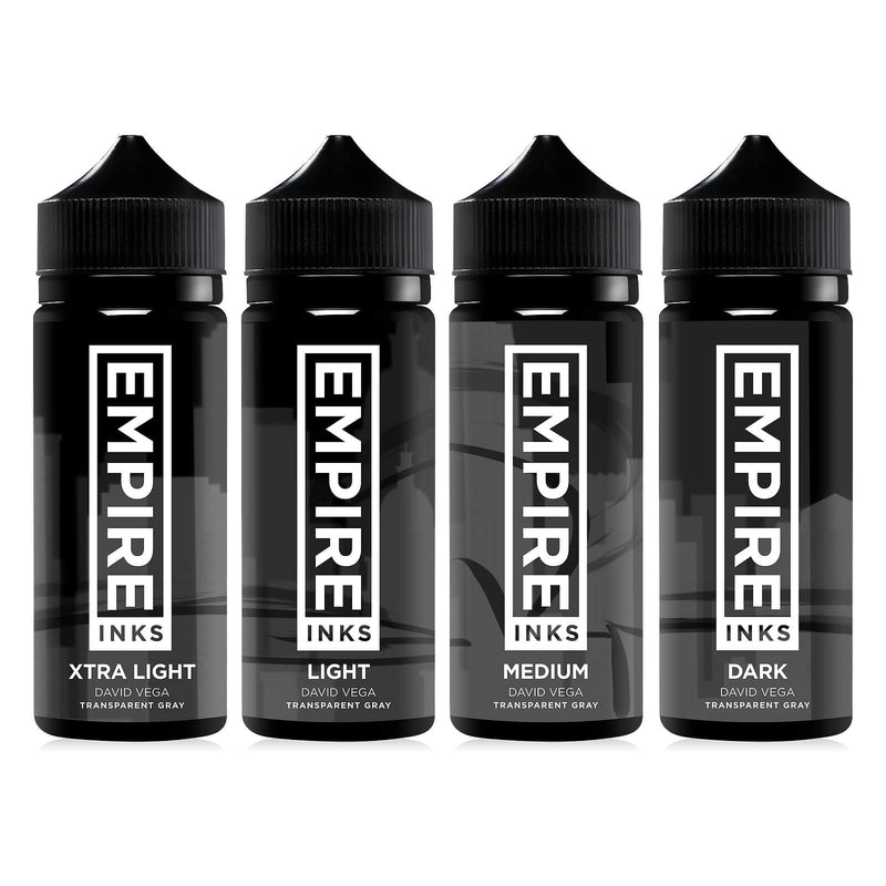 Empire Ink Signature Series David Vega Transparent Gray Set 120ml (4oz)
