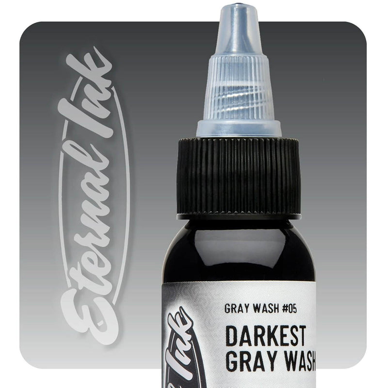 Eternal Ink Graywash Darkest Tattoo Ink 30ml (1oz)
