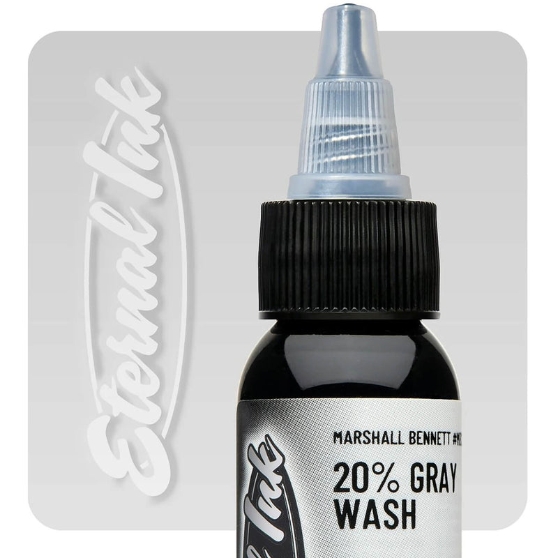Eternal Ink Marshall Bennett Gray Wash 20% Tattoo Ink 30ml (1oz)