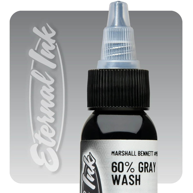 Eternal Ink Marshall Bennett Gray Wash 60% Tattoo Ink 30ml (1oz)