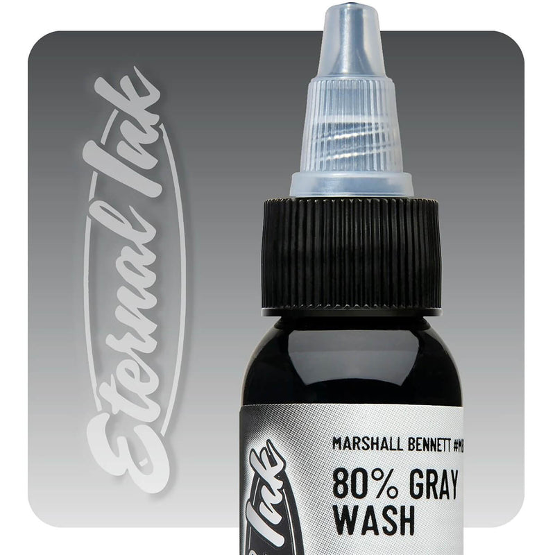 Eternal Ink Marshall Bennett Gray Wash 80% Tattoo 30ml (1oz)