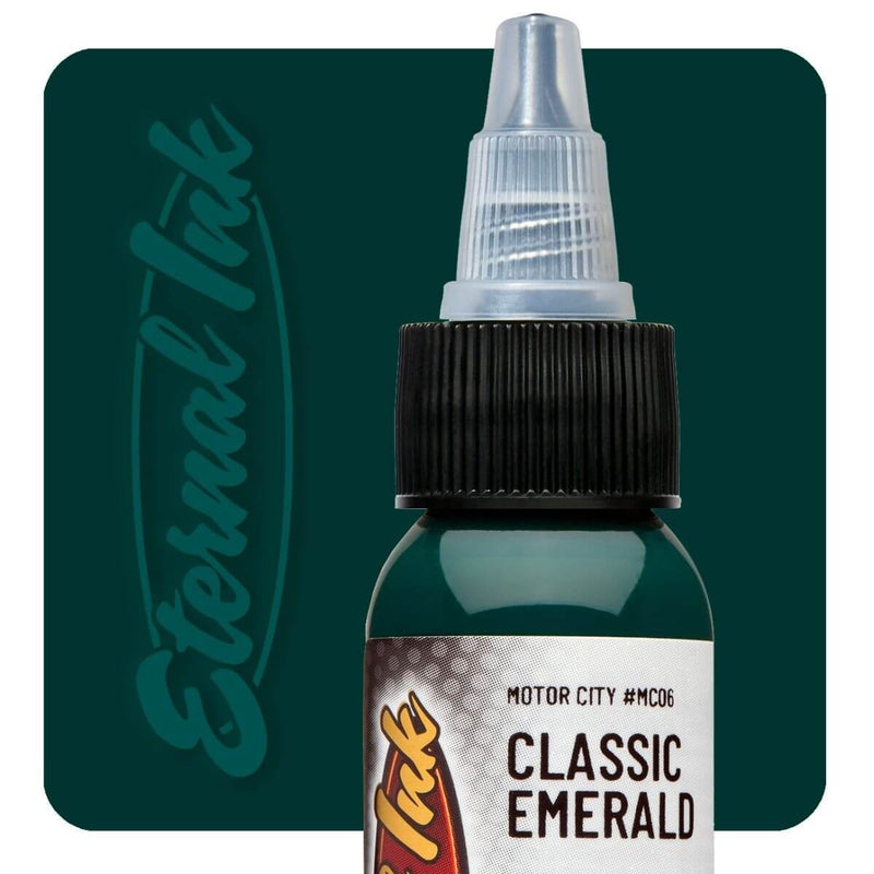 Eternal Ink Motor City Classic Emerald Tattoo Ink 30ml (1oz)