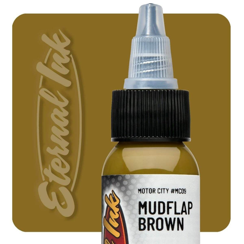 Eternal Ink Motor City Mudflap Brown Tattoo Ink 30ml (1oz)