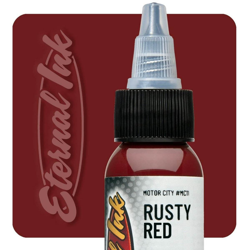 Eternal Ink Motor City Rusty Red Tattoo Ink 30ml (1oz)