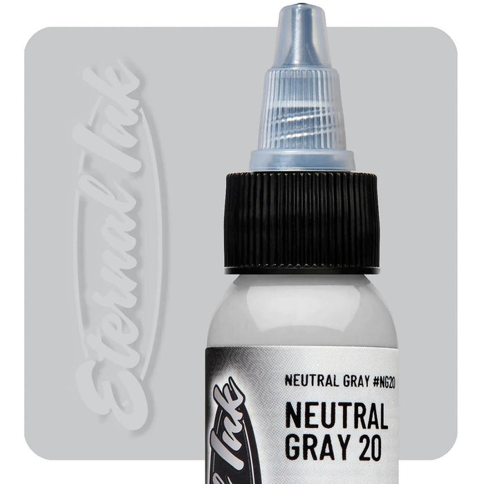 Eternal Ink Neutral Gray 20% Tattoo Ink 30ml (1oz)