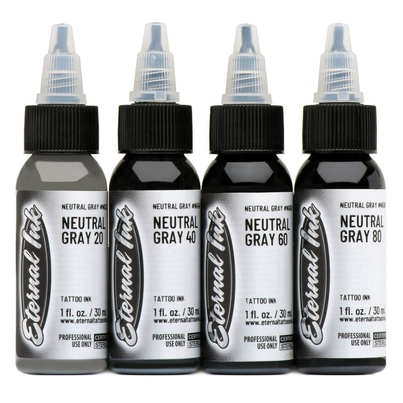 Eternal Ink Neutral Gray Tattoo Ink (4 x 1oz)