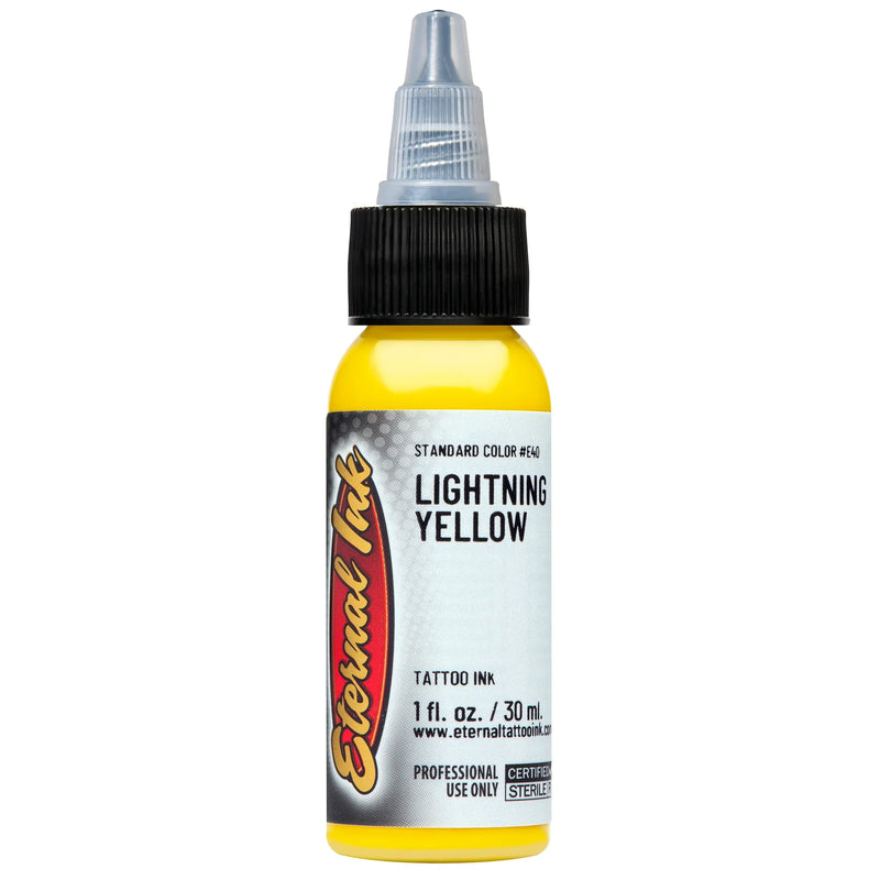Eternal Ink Bright Yellow tattoo ink from the Standard Colours range